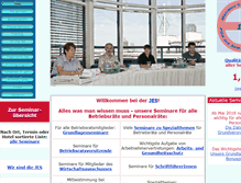 Tablet Screenshot of jes-seminar.de